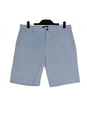 Paige Men's Chino Shorts Blue Stretch Cotton Casual Summer Size 33
